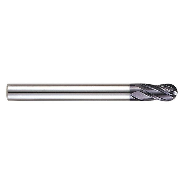 Solid Carbide End Mill, Ball Nose, 8mm