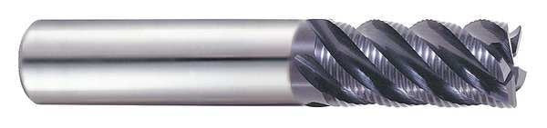 Solid Carbide End Mill, 3/4in., 6Flute
