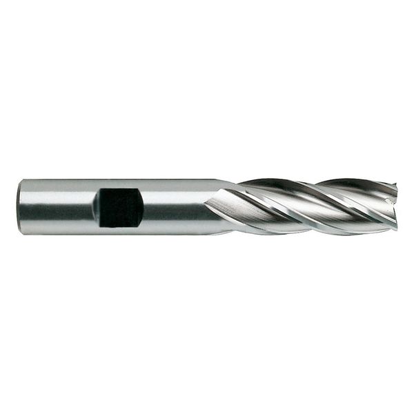 HSS End Mill, Sngle, 1/2x1/2x1-1/4x3-1/4in