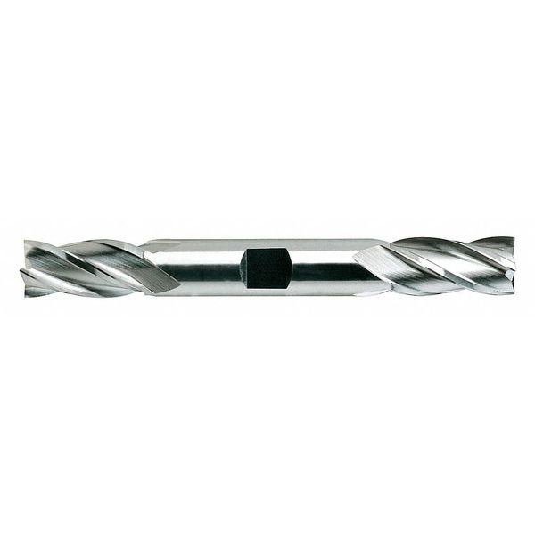 HSS End Mill, Double, 1/4in. Dia., 4Flutes
