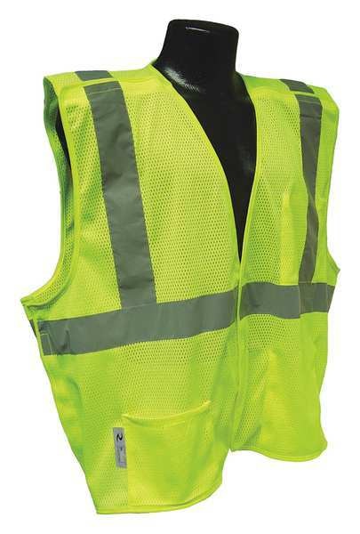 2XL High Visibility Vest, Silver