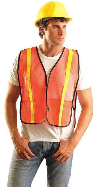 Vest, XL, Orange, 38