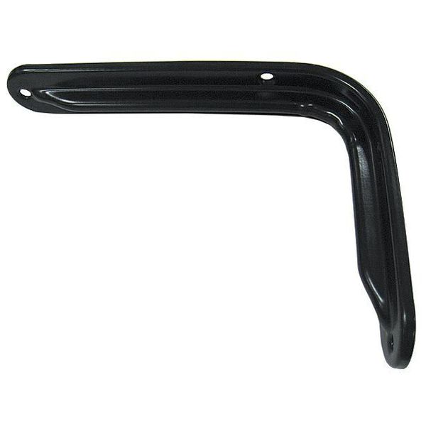 Shelf Bracket, Steel, Black, 7-3/4 in. L