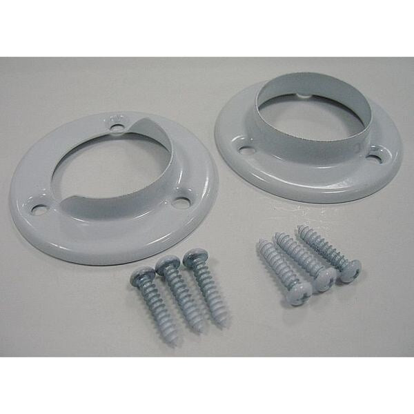Pole Socket, Steel, 2-13/32 in. L, 2 Sockets