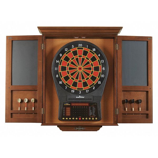 Dartboard Cabinet, Wood, Electronic, Poplar