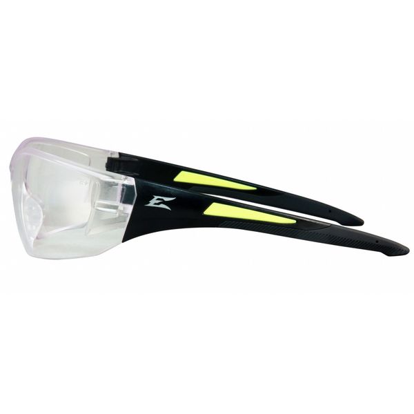 Safety Glasses, Wraparound Clear Polycarbonate Lens, Scratch-Resistant
