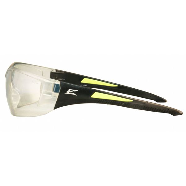 Safety Glasses, Wraparound Gray Polycarbonate Lens, Scratch-Resistant