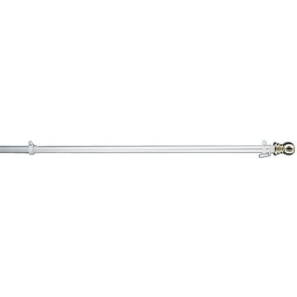 Flag Pole, Hanging and Spnning, Silvr, 6 ft