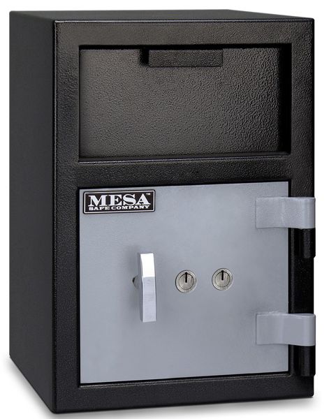 Depository Safe, with Key Lock 86 lb, 1 cu ft, 12 ga Steel