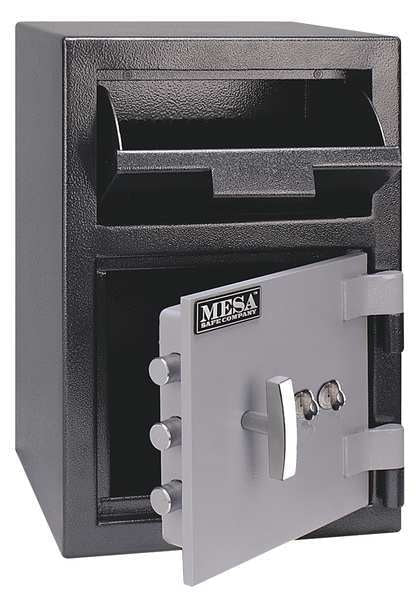 Depository Safe, with Key Lock 86 lb, 1 cu ft, 12 ga Steel