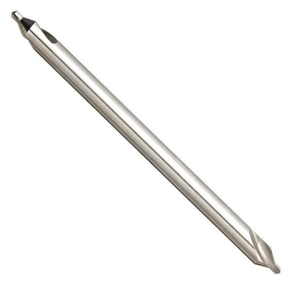 Drill/Countersink, 60 deg., 8in L, HSS