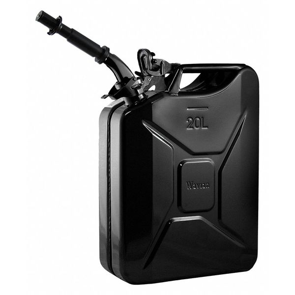 5.28 gal, 20 L Black Cold rolled steel Gas Can