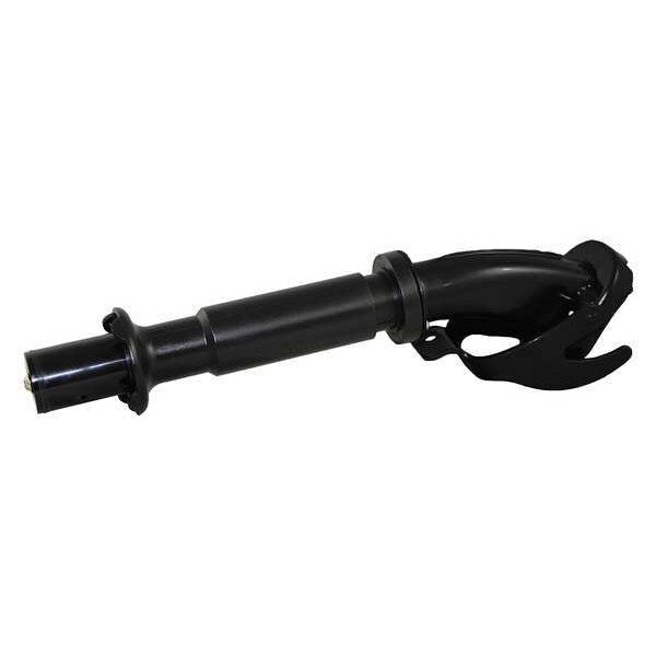 Black Steel/Plastic Gas Can Spout