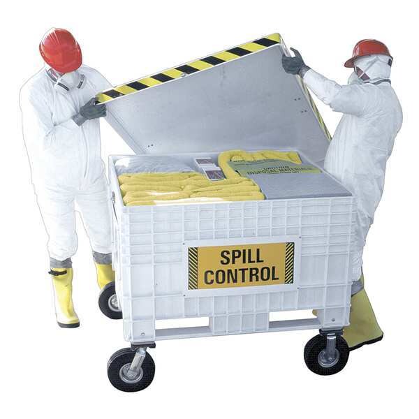 Large Spill Cart, Universal, White