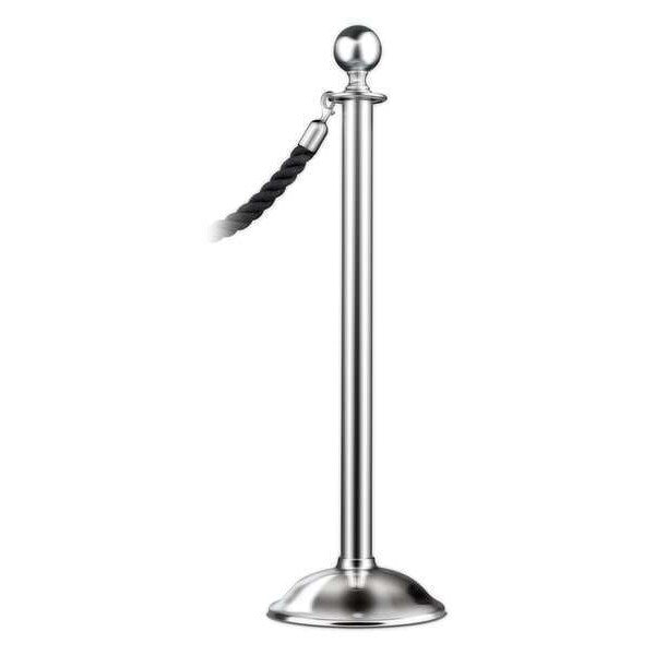 Sphere Top Post, Satin Chrome, Trad