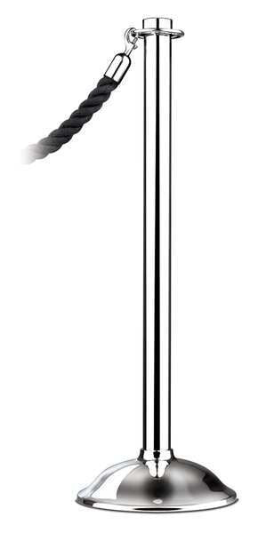 Contemp Top Post, Polished Chrome, Trad