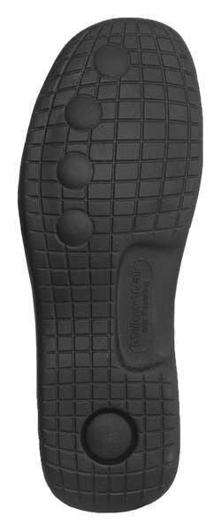 Size 5 Women's Loafer Shoe Steel Work Shoe, Black