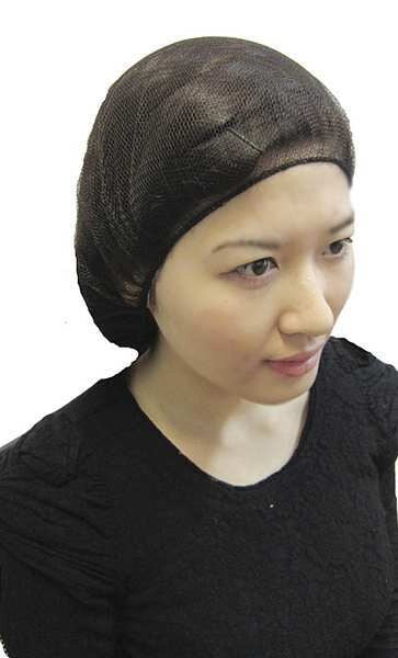 Hairnet, 21in, Brown, Nylon, PK1000