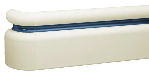 Handrail, Champagne, 6-1/4 in. H, 22 lb.