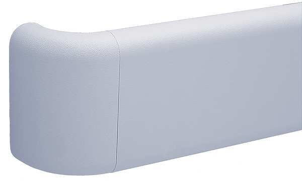 Handrail, Silver Gray, 5-1/2 in.H, 18.5 lb.