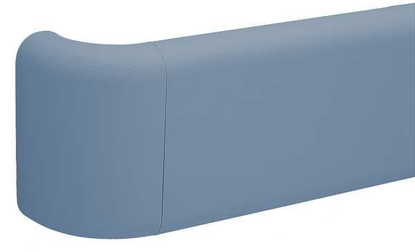 Handrail, Windsor Blue, 5-1/2in.H, 18.5 lb.