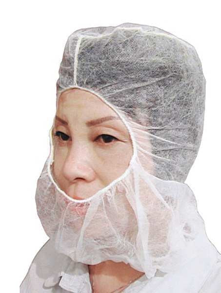 Disposable Hood, White, Universal, PK1000