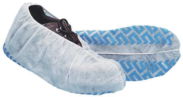 Shoe Covers, L, White, Polypropylene, PK300