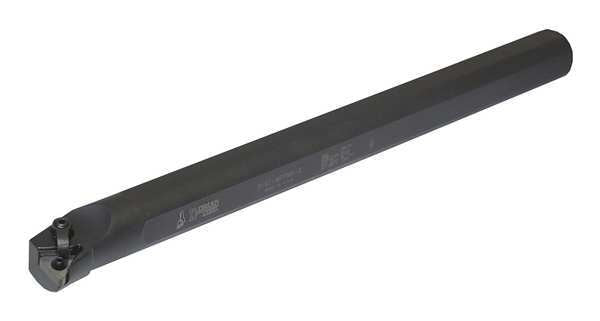 Indexable Boring Bar, S24U-MTFNR-4, 14 in L, High Speed Steel, Triangle Insert Shape