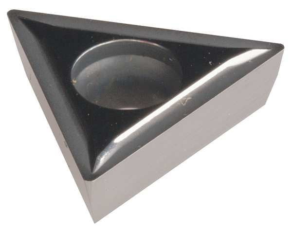 Triangle Turning Insert, Triangle, 1/4 in, TPGH, 0.0156 in, Carbide