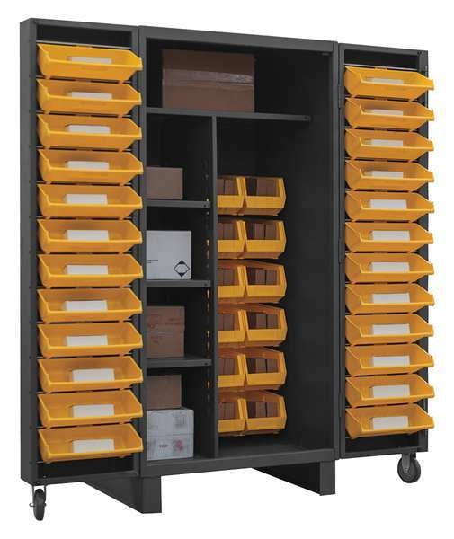 Super Duty Bin Cabinet, 48 in W, 78 in H, 36