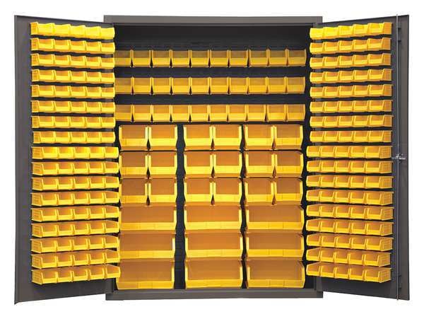 Extra-Heavy Duty Bin Cabinet, 60 in W, 78 in H, 24