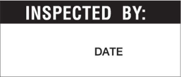 Quality Inspection Label, 5/8 in. H, PK5