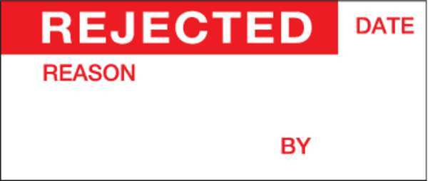 Quality Inspection Label, 5/8inHx1-1/2inW