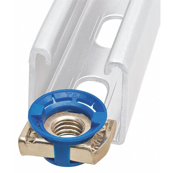 Channel Cone Nut, 1/4 In, Gold, PK5