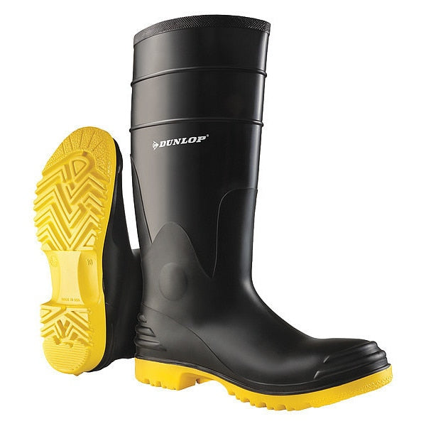 Men's Steel Rubber Boot Black