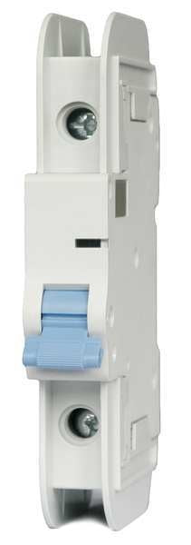 IEC Miniature Circuit Breaker, 10 A, 277V AC, 1 Pole, DIN Rail Mounting Style