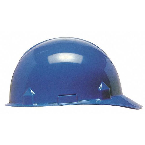 Front Brim Hard Hat, Type 1, Class E, Ratchet (4-Point), Blue