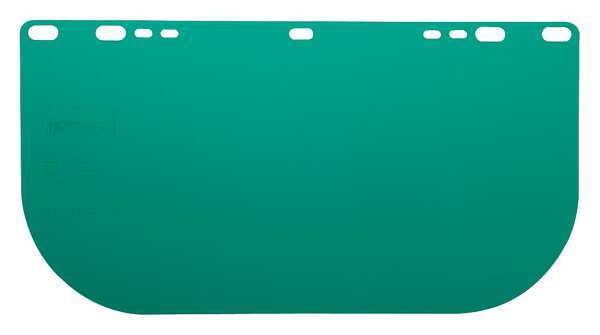 HighImpac Face Shield Polycarbo 8x15.5x.04 Dark GRN Unbound