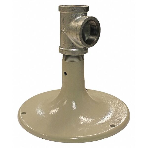 Floor Flange, Cast-Iron, Gray, 11