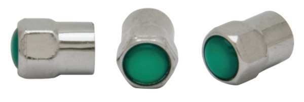 TPMS Chrome Tire Valve Cap, PK100