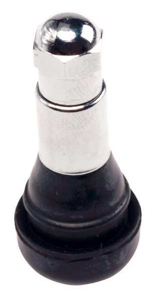 Chrome Tire Valve, 1 1/4 In, PK100