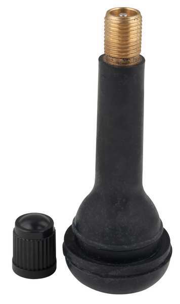 Snap-In Tire Valve, 2 In, PK25