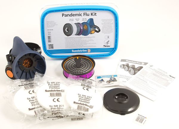 Flu Respirator Kit, S/M