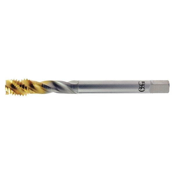 Spiral Flute Tap, M10-1.50, Modified Bottoming, Metric Coarse, TiN