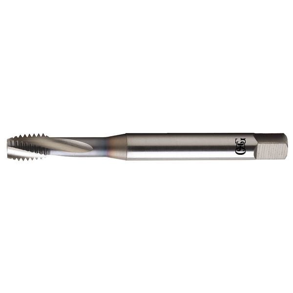 Spiral Flute Tap, M14-2.00, Bottoming, Metric Coarse, 4 Flutes, TiCN