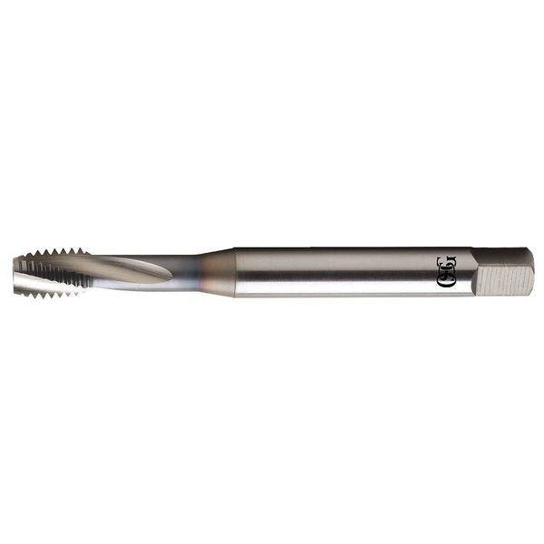 Spiral Flute Tap, M16-1.50, Bottoming, Metric Fine, 4 Flutes, TiCN