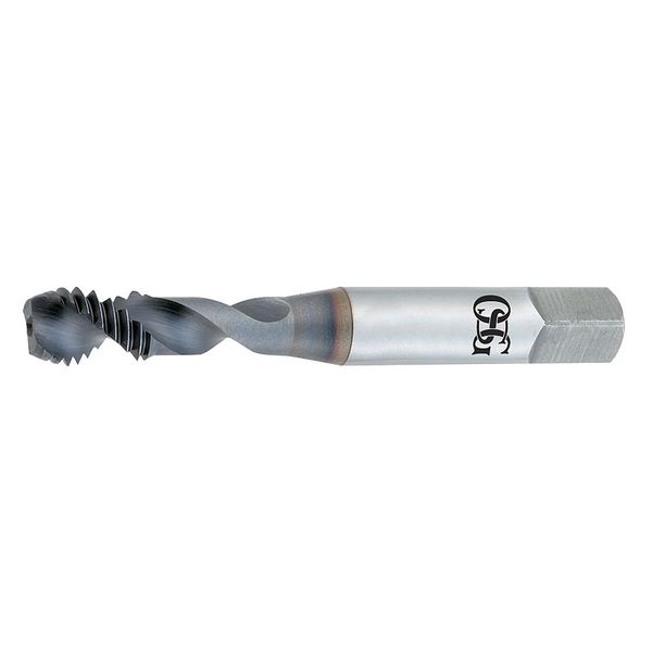 Spiral Flute Tap, M3-0.50, Modified Bottoming, 2 Flutes, Metric Coarse