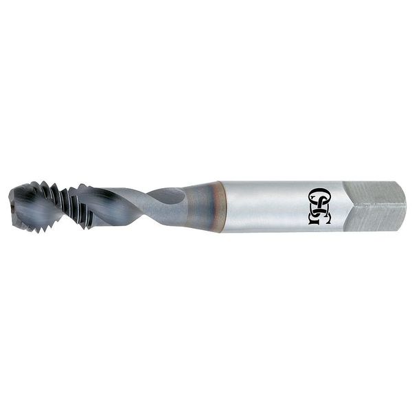 Spiral Flute Tap, #8-32, Modified Bottoming, 3 Flutes, UNC