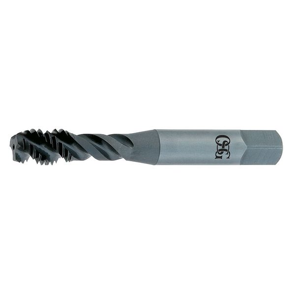 Spiral Flute Tap, #4-48, Modified Bottoming, UNF, 3 Flutes, Bright