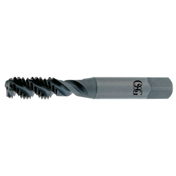 Spiral Flute Tap, M12-1.75, Bottoming, Metric Coarse, 3 Flutes